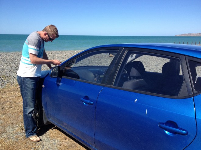 Tristin expressing affection toward our Smurf